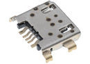 Puerto de carga C116 con 05 pines y soldadura, ideal para reparaciones en Xela Quetzaltenango.