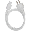 Cable de extensión blanco para adaptador de corriente Apple 143W iMac 24" (A2438, A2439) con enchufe EU.