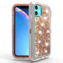 Funda protectora glitter liquido bumper iPhone 12 Pro Max