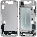 Carcasa trasera original rosa para iPhone 17e con batería integrada, ideal para repuesto.
