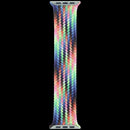 Correa Braided Solo Loop Apple Watch Pride Edition original, con trenzado elástico multicolor vibrante, compatible con 44mm-49mm.