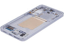 Pantalla Samsung Galaxy S25 5G Icy Blue con marco, repuesto para reparación de display roto.