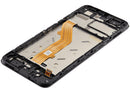 Pantalla LCD refurbished con marco para TCL 40 SE T610K, lista para reparación de display.