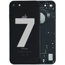 Tapa trasera usada iPhone 7 Jet Black A1660, A1778, A1779, repuesto para reparación, back cover Apple.