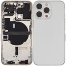 Tapa trasera para iPhone 13 Pro con componentes pequeños pre-instalados (versión internacional) (Usado original Grado B) (Plata)