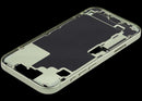 Chasis medio usado de iPhone 17 (EU/Global) A3280/A3281 con puerto de carga USB-C y piezas pequeñas.