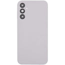 Tapa trasera plateada para Samsung Galaxy A14 4G (A145) con lente de cámara, repuesto Aftermarket Plus.