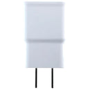 Cargador de pared USB-A Samsung blanco de 10W, ideal para viajes, con puerto de carga 5V 2A.