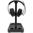 Soporte de carga y enfriamiento multifuncional negro DOBE TYX-3615 para Xbox Series X/S, con control de temperatura.