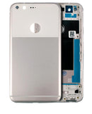 Tapa trasera de cristal blanca para Google Pixel 5, repuesto original G-2PW4100, para reparación.