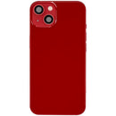 Tapa trasera roja OEM para iPhone 13 (A2633) con puerto de carga y piezas pequeñas, grado A.