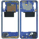 Chasis intermedio original Samsung Galaxy A70 (A705) azul. Repuesto de frame para SM-A705F.