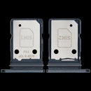 Bandeja dual SIM gris verdoso para Samsung Galaxy A37 5G (SM-A376B), repuesto original.