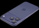 Tapa trasera Deep Blue usada para iPhone 17 Pro Max A3295 con puerto de carga USB-C.