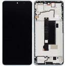Pantalla AMOLED refurbished verde oliva con marco para Xiaomi Redmi Note 13 Pro 5G, repuesto para reparación display.