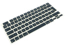 Kit de teclas de repuesto para MacBook Air 13" / 15" (A2681, A2941, A3113, A3114) en color Midnight, vistas desde arriba.