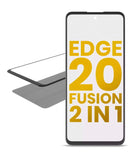 Protege la pantalla de tu Motorola Edge 20 Fusion con vidrio frontal 2 en 1 con OCA preinstalado en Xela Quetzaltenango.