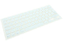 Kit de teclas plateadas húngaras para MacBook Neo 13 A3404, ideal para reparación de teclado.