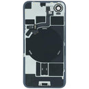 Tapa trasera rosa suave (Soft Pink) OEM para iPhone 17e, con imán MagSafe y antena NFC integrados, lista para reparación.