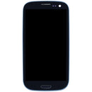 Pantalla LCD de repuesto azul para Samsung Galaxy S3 (i9300), ideal para cambio de display o reparación de pantalla rota.
