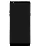 Pantalla LCD con marco para LG Q7 / Q7 Plus / Q7 Alpha (Reacondicionado) (Azul marroqui)