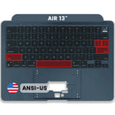 Tapa superior MacBook Air 13 A3113 Midnight con teclado US ANSI, usada OEM Pull Grade A.