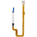 Lector de huella digital plateado con cable flexible para Xiaomi Redmi 10 5G, repuesto M2103K19C.