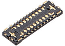 Conector FPC de 16 pines para la cámara frontal del iPhone 17 Pro/Pro Max, repuesto para reparación.