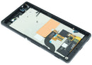 Pantalla LCD original Sony Xperia M5 E5603 negra, repuesto para reparación de display roto.