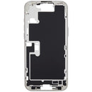 Chasis blanco titanio para iPhone 16 Pro Max US, con botones de volumen y encendido. Repuesto de alta calidad.
