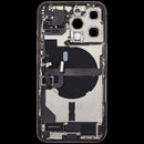 Tapa trasera usada iPhone 13 Pro Graphite con puerto de carga, repuesto original.