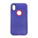 Estuche  Defender Morado- IPHONE XS MAX (6.5)