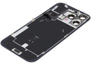 Compra una tapa trasera usada de grado B para iPhone 16 Pro Max en color negro titanio con placa de acero, carga inalámbrica, NFC, MagSafe, imán y flex de linterna en Xela Quetzaltenango.