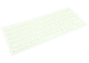 Kit de keycaps QWERTZ alemán color cítrico para MacBook Neo 13" A3404, teclado Apple.