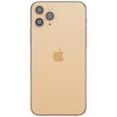 Tapa trasera refurbished iPhone 11 Pro A2160 oro mate con puerto de carga y flex.