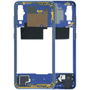 Chasis intermedio original Samsung Galaxy A70 (A705) azul. Repuesto de frame para SM-A705F.