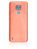 Tapa trasera original para Motorola Moto E7 en color Satin Coral en Xela Quetzaltenango.