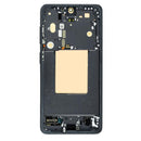 Pantalla táctil refurbished Samsung Galaxy S26 5G negra con marco, ideal para reparación de display.