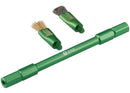 Cepillo doble 2UUL CL15 para limpieza de motherboard y PCB, ideal para micro soldadura y reparación celular.