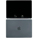 Pantalla glossy Space Black OEM MacBook Pro 14 A3434 con cable sensor de ángulo preinstalado, usada, Grado A.