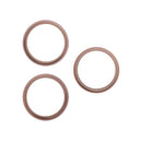 Bezel de cámara trasera para iPhone 16 Pro/Max en Desert Titanium, paquete de 10, repuesto A3083, A3292.