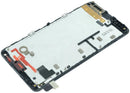 Pantalla LCD original Microsoft Lumia 640 RM-1072 negra para reemplazo de display roto.