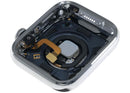 Tapa trasera original plateada de acero inoxidable para Apple Watch Series 6 (44mm), repuesto A2292, A2294, A2376.