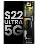 Pantalla OLED para Samsung Galaxy S22 Ultra 5G con marco (Negro Fantasma)2