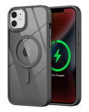Protege tu iPhone 11 con esta funda magnética transparente y negra en Quetzaltenango.