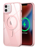 Funda magnética transparente en color PINK para iPhone 11 en Quetzaltenango.