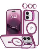 Tapa trasera de silicona y soporte para camara con lente Transpalet WINE iPhone 11