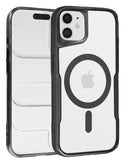 Case magnético glossy y transparente para iPhone 11 en color negro, ideal para proteger tu dispositivo en Xela Quetzaltenango.