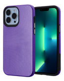 Funda doble capa púrpura para iPhone 11 con absorción de impactos, protección robusta SlowBack.