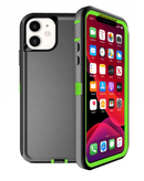 Protector resistente para iPhone 11 en color negro y verde en Xela Quetzaltenango.